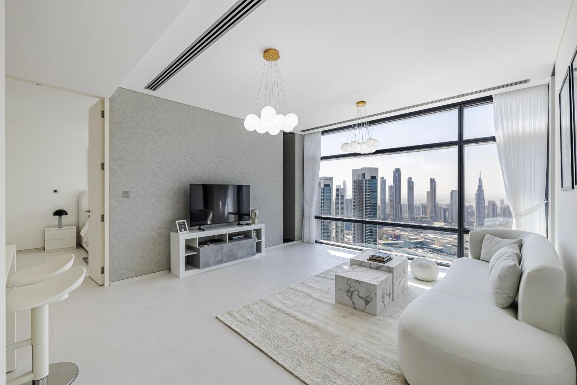 1Br Burj Khalifa View Index Tower Difc Apartment Дубай Екстериор снимка