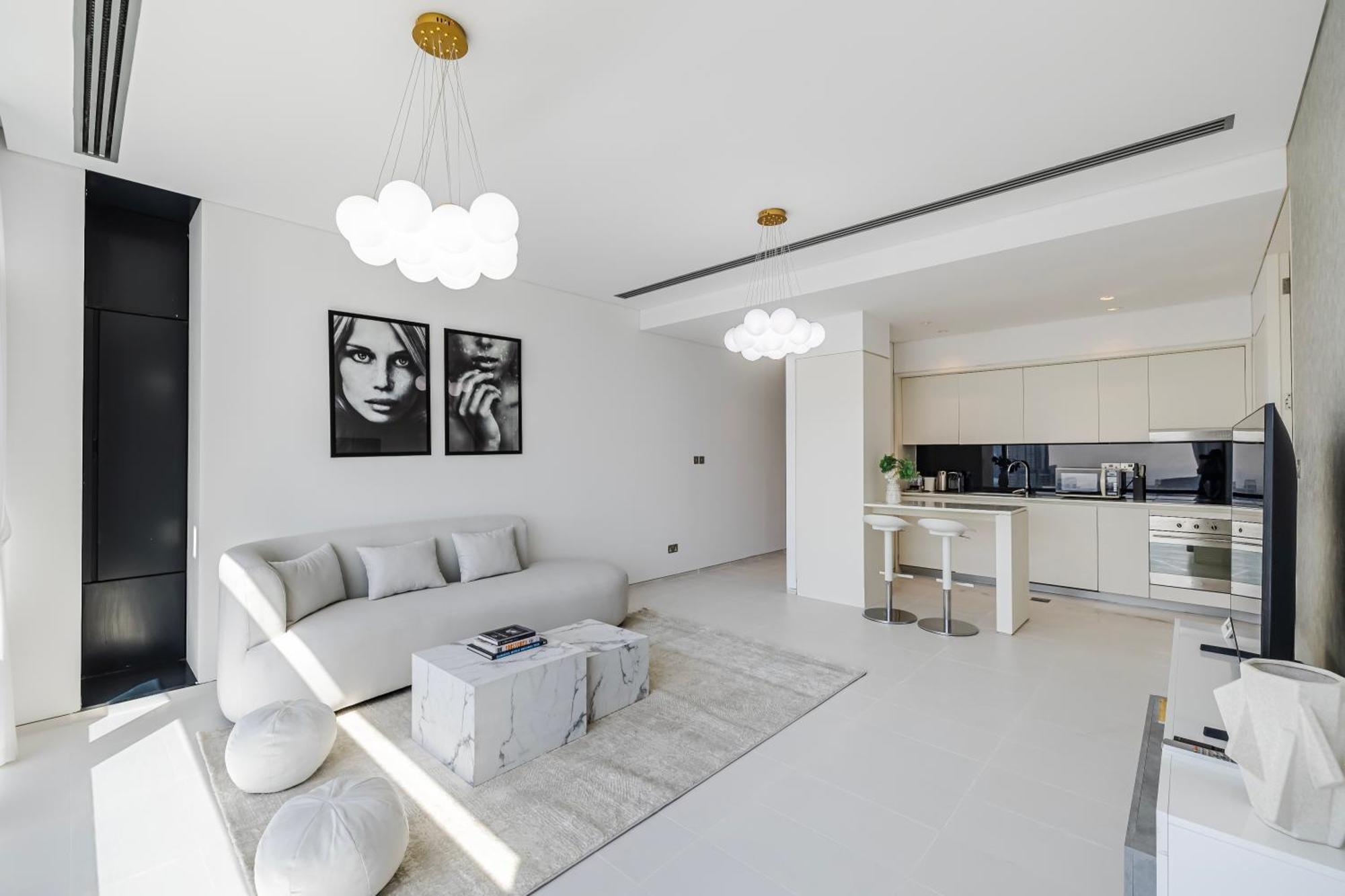 1Br Burj Khalifa View Index Tower Difc Apartment Дубай Екстериор снимка
