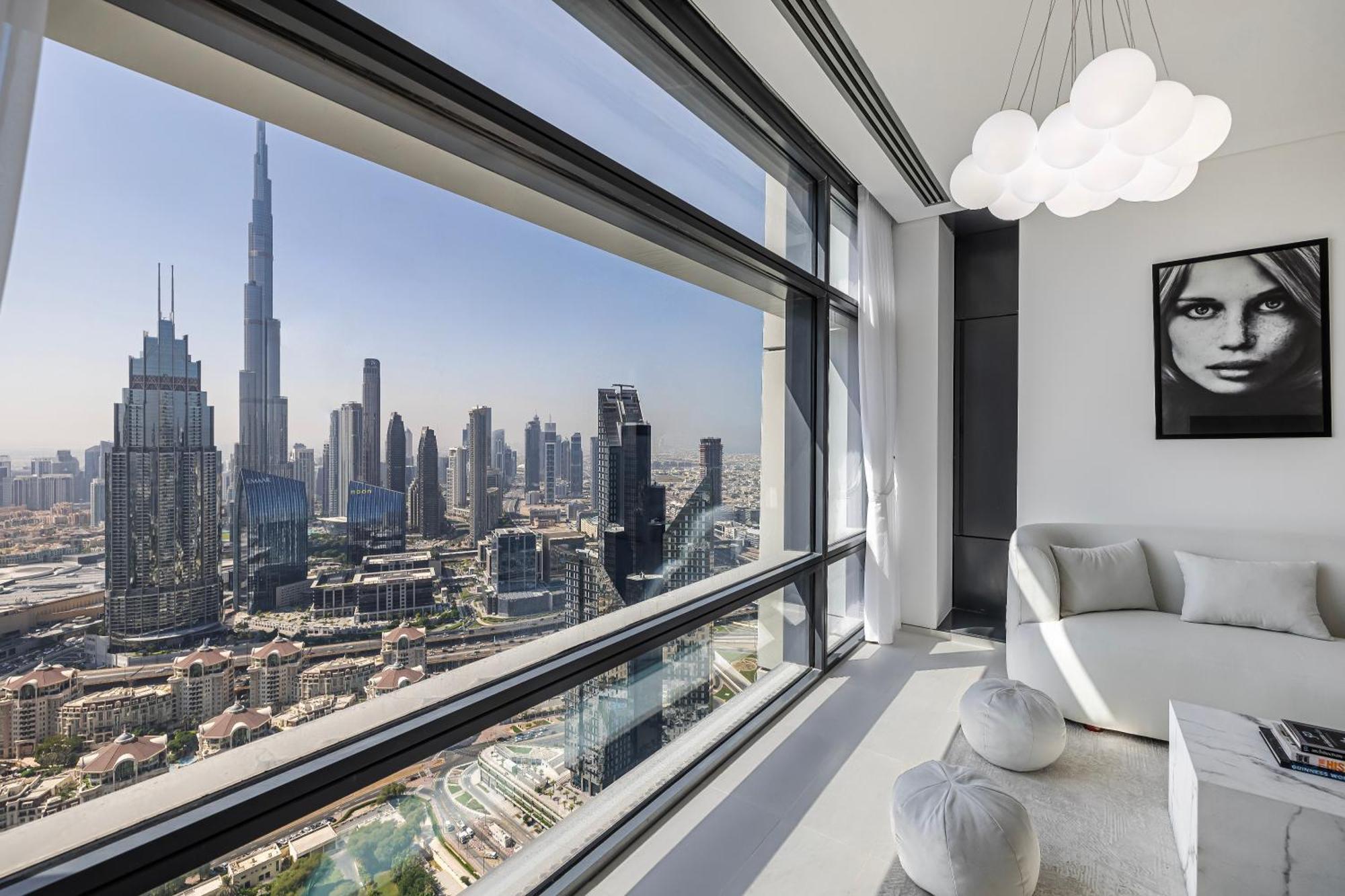 1Br Burj Khalifa View Index Tower Difc Apartment Дубай Екстериор снимка